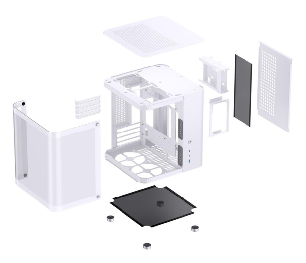Jonsbo TK-1 White - 1283048 - zdjęcie 8